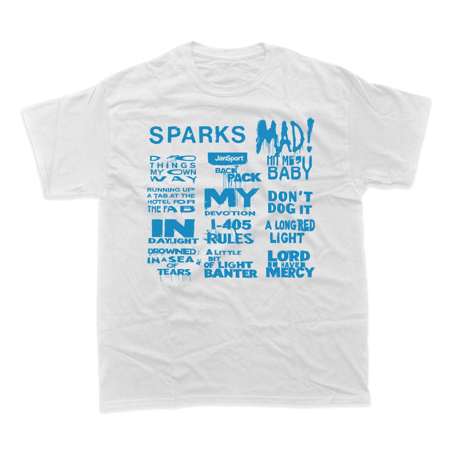 MAD! TRACKLIST T-SHIRT (WHITE)